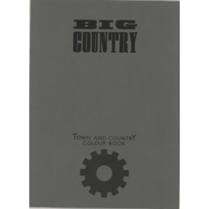 Big Country Town And Country Colour Book + Melody Maker Star File 1984  tour programme
