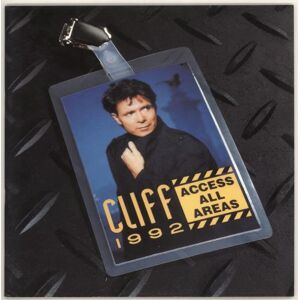 Cliff Richard Access All Areas + Flexi & Merch Insert 1992 UK tour programme TOUR PROGRAMME