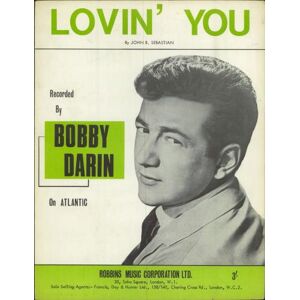 Bobby Darin Lovin' You 1966 UK sheet music SHEET MUSIC