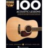 Hal Leonard 100 Acoustic Lessons-Book + Audio Online - TAB