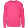 Pink Men's Sweatshirt Lightweight Set-in-Sweat Sweat Fruit of the Loom roz XL male