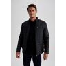 DEFACTO Slim Fit Faux Leather Faux Leather Coat Other S male