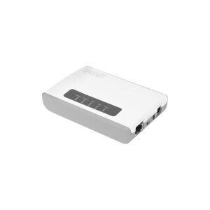 DIGITUS - Server til trådløse enheder - 2 porte - 100Mb LAN, USB 2.0 - Wi-Fi - 2.4 GHz