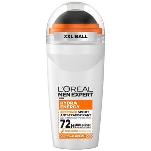 L’Oréal Paris Hydra Energy Extreme Sport Anti-Transpirant Deo Roll On Körperpflege 50 ml Herren