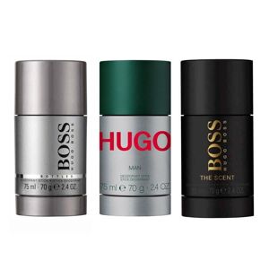 3-pack Hugo Boss Deostick Bottled + Man + The Scent 75ml