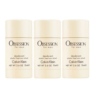 3-pack Calvin Klein Obsession For Men Deostick 75ml