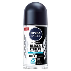 Nivea Men Black&White Invisible Frisk antiperspirant roll-on 50ml