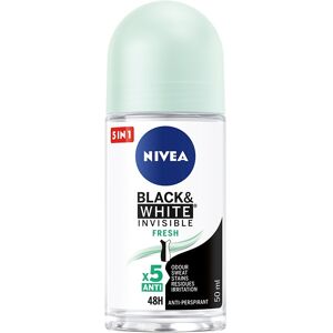 Nivea Black&White Invisible Frisk antiperspirant roll-on 50ml