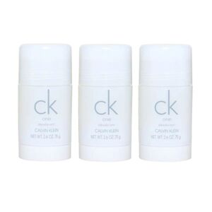 3-pack Calvin Klein CK One Deostick 75ml White