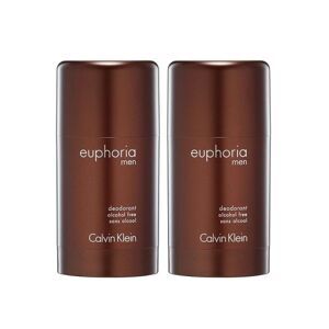 2-pack Calvin Klein Euphoria For Men Deostick 75ml Transparent