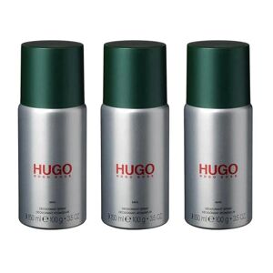 3-pack Hugo Boss Hugo Man Deo Spray 150ml Transparent