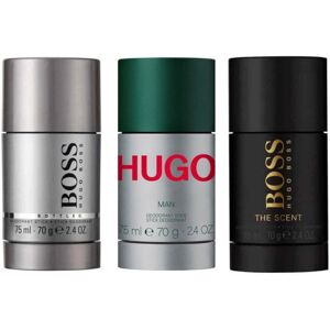 3-pack Hugo Boss Deostick (Bottled + Hugo Man + The Scent 75ml) Multicolor