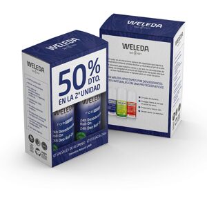 Weleda For Men 24H desodorante roll-on pack 2 x 50 ml