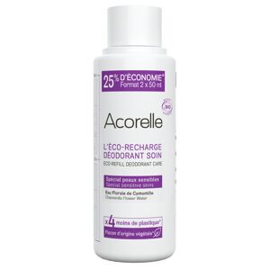 Acorelle Eco-recarga de desodorante roll-on Pieles Sensibles eficacia de larga duración