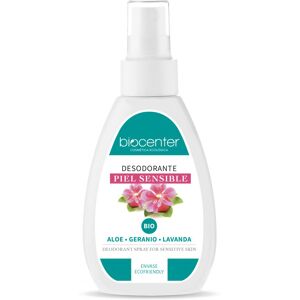 Biocenter Desodorante spray piel sensible Aloe, Geranio y Lavanda