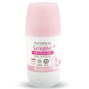 Phytorelax Desodorante roll-on Sensitive con Rosa