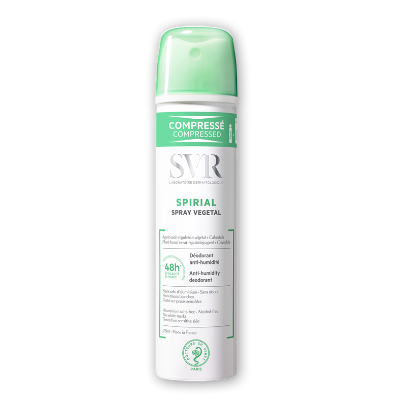 Roll-on desodorante Spirial Végétal Spray Desodorante Antitranspirante de Svr 75 ml