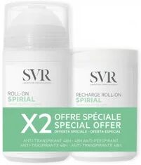 SVR Spirial Roll-on Desodorante Antitranspirante 48H 50ml + Recarga 50ml