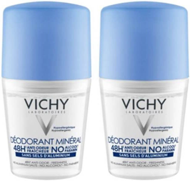 Vichy Duo Desodorante Roll-On Mineral 48h 2 x 50 ml