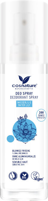 Cosnature Desodorante spray con Nenúfar