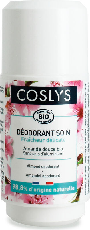 Coslys Desodorante recargable de Almendra Dulce Bio Fraîcheur Délicate