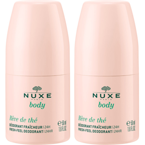 Nuxe Body Rêve de Thé Déodorant Fraîcheur 24H Roll-On Lot de 2 x 50ml - Publicité