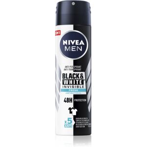 Men Invisible Black & White spray anti-transpirant Fresh 150 ml