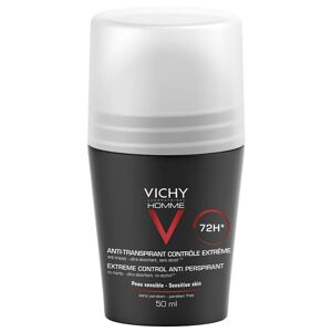 Vichy Homme Deodorant anti-transpirant roll-on anti-transpiration excessive 72h 50 ml - Publicité