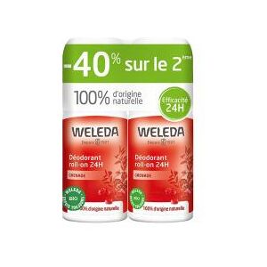 Weleda Déodorant à la Grenade Roll-on 24H Lot de 2 x 50 ml - Lot 2 x 50 ml - Publicité