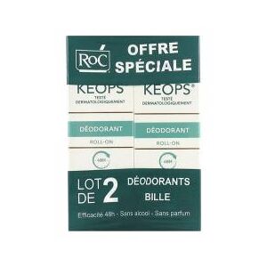 RoC Keops Déodorant à Bille Lot de 2 x 30 ml - Lot 2 x 30 ml - Publicité