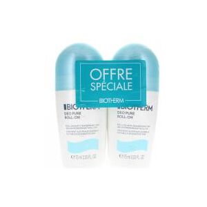 Biotherm Déo Pure Anti-Transpirant Roll-On Lot de 2 x 75 ml - Flacon-Bille 2 x 75 ml - Publicité