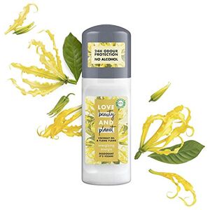 Love Beauty and Planet Love Beauty & Planet Déodorant Femme Vegan Bille Energie, Extrait Naturel d'Ylang Ylang et Huile de Coco Bio Certifié Vegan 50ml-Lot de 3 - Publicité