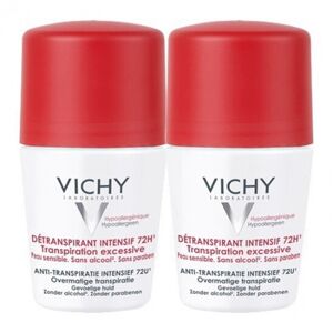 Vichy déodorant détranspirant intensif 72h 2x50ml - Publicité