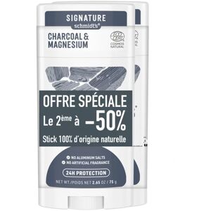 Schmidt's Deodorant Charbon & Magnesium Stick 2x75g