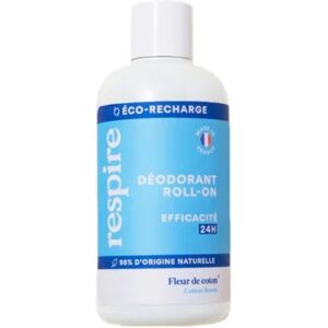 Respire Deodorant Roll On Fleur de Coton Eco Recharge 150ml