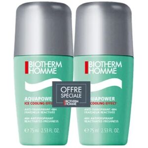 Biotherm Homme Aquapower Anti Transpirant 48H 2x75ml