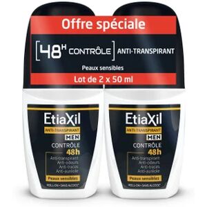 Anti-Transpirant Men 48h Roll-On 2x50ml