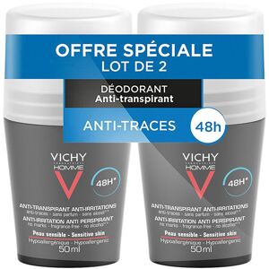 Vichy Déodorant Bille 48H Anti-Irritation Homme - Publicité