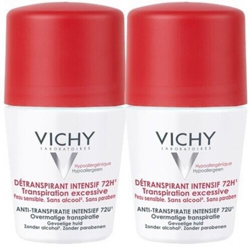 Vichy déodorant détranspirant intensif 72h 2x50ml