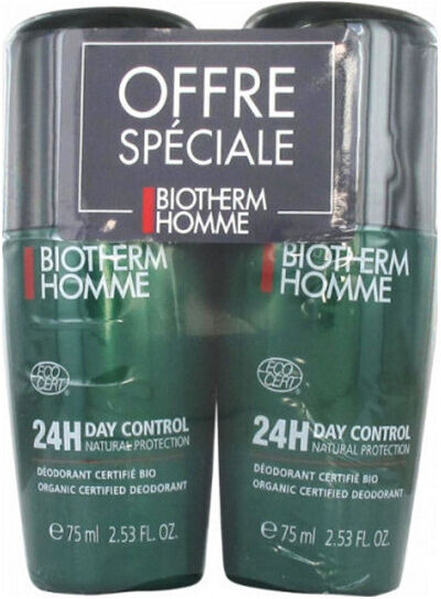 Biotherm Day Control 24H déodorant naturel bio lot de 2x75ml