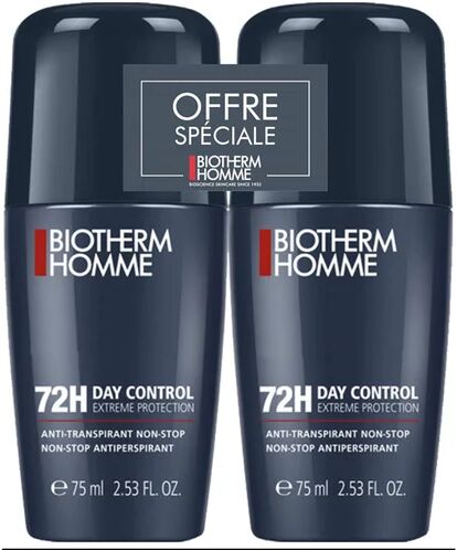 Biotherm Homme 72H Day Control Extreme Protection 2x75ml