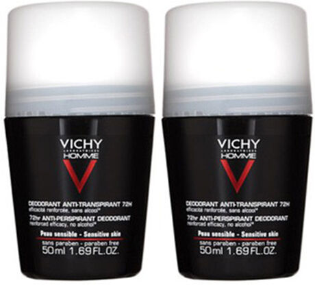 Vichy homme déodorant bille anti-transpirant 72H x 2