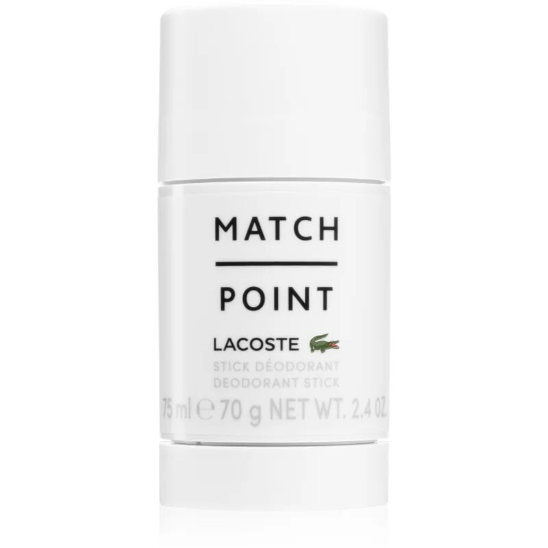 Lacoste Match Point Deodorant Stick for Men 75 ml