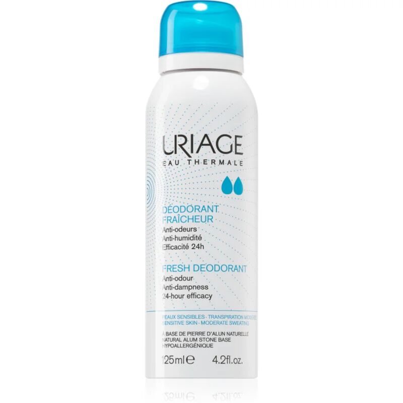 Uriage Hygiène Fresh Deodorant Deodorant Spray With The 24 Hours Protection 125 ml