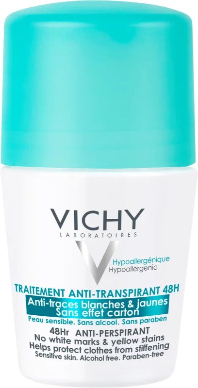 Vichy Deodorant 48h 48Hr Anti - Perspirant, No White Marks & Yellow Stains 50 ml