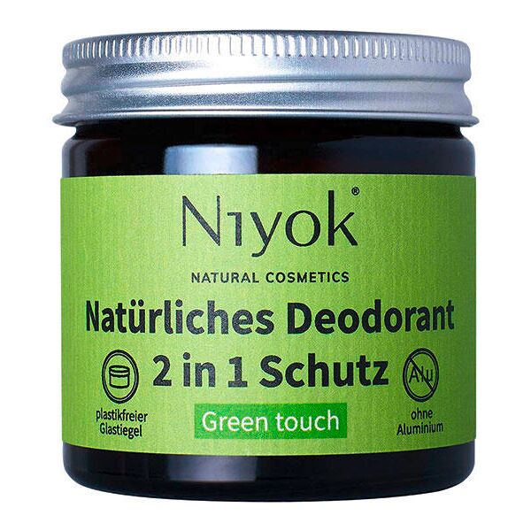 niyok crema deodorante antitraspirante 2 in 1 - tocco verde 40 ml