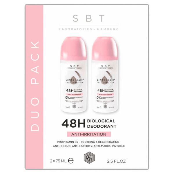 sbt liferepair cell nutrition duo pack 48h biological deodorant 150 ml