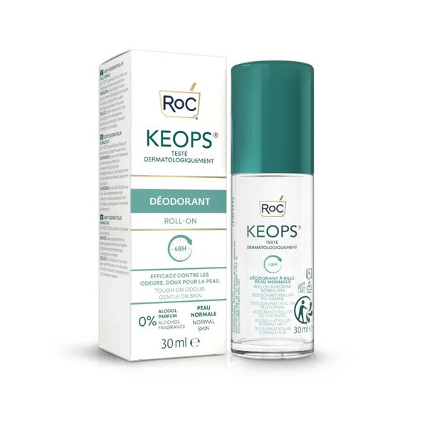roc keops deodorante roll-on 48h senza alcool 30 ml