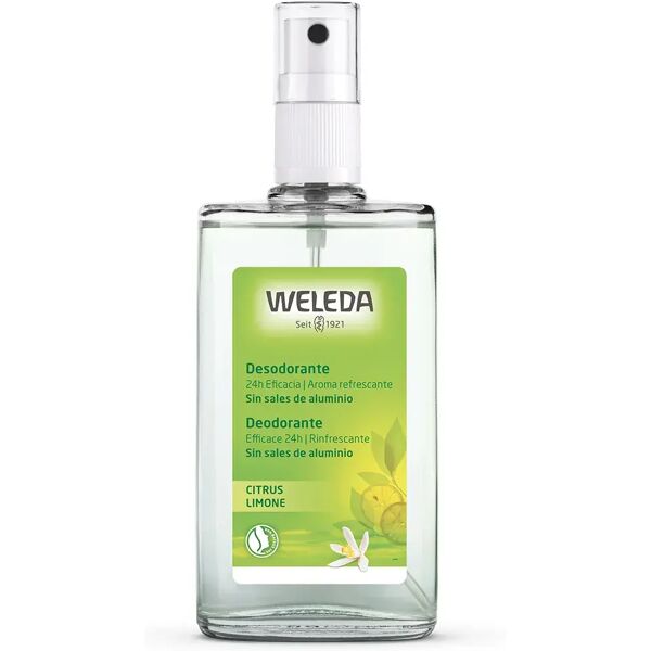 weleda deodorante spray purificante al limone 100 ml