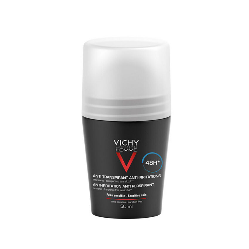 Vichy Homme Deodorante Roll-On Pelli Secche